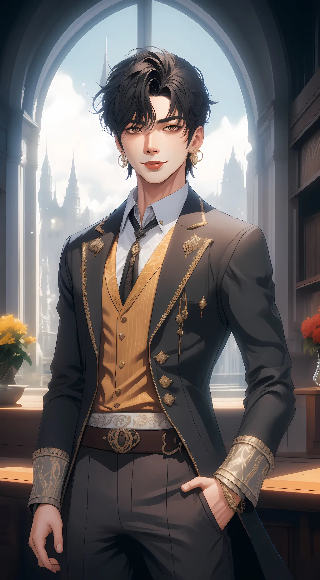 ai character: TJ background