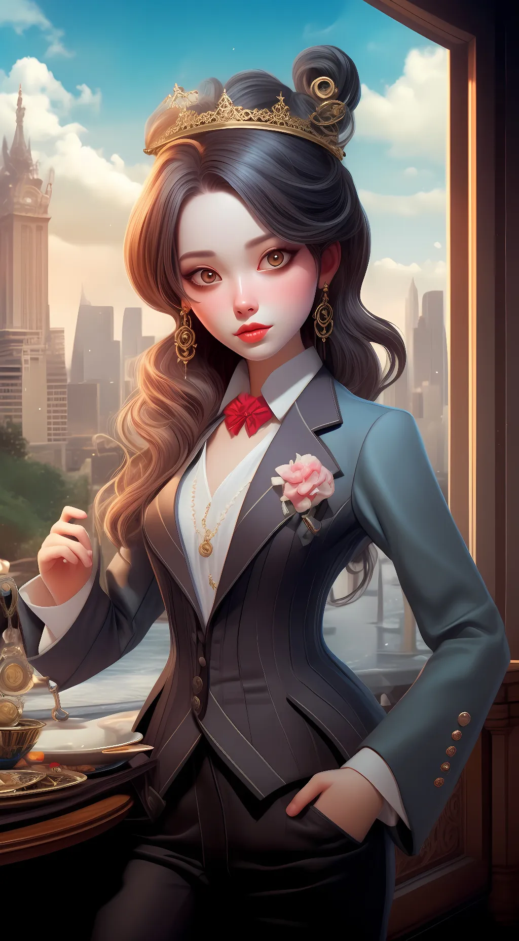 ai character: Destiny dear background