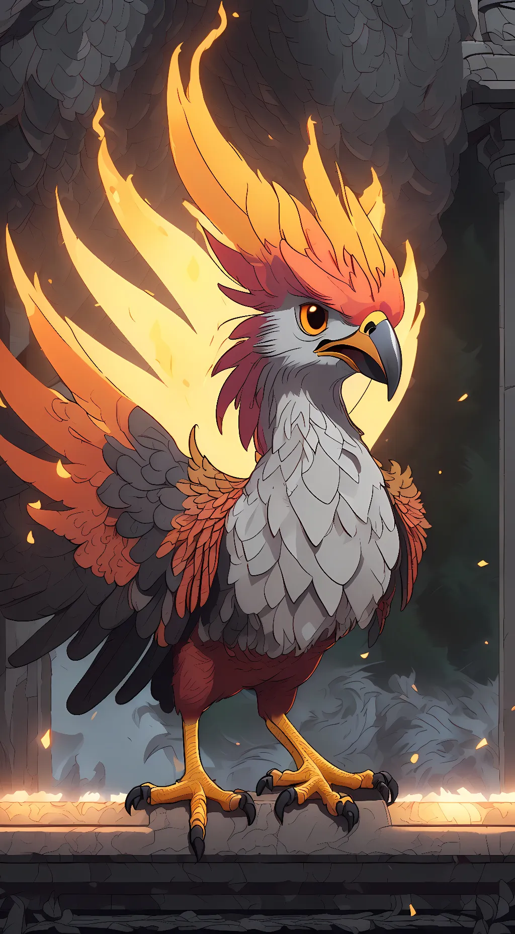 ai character: Birbie  background