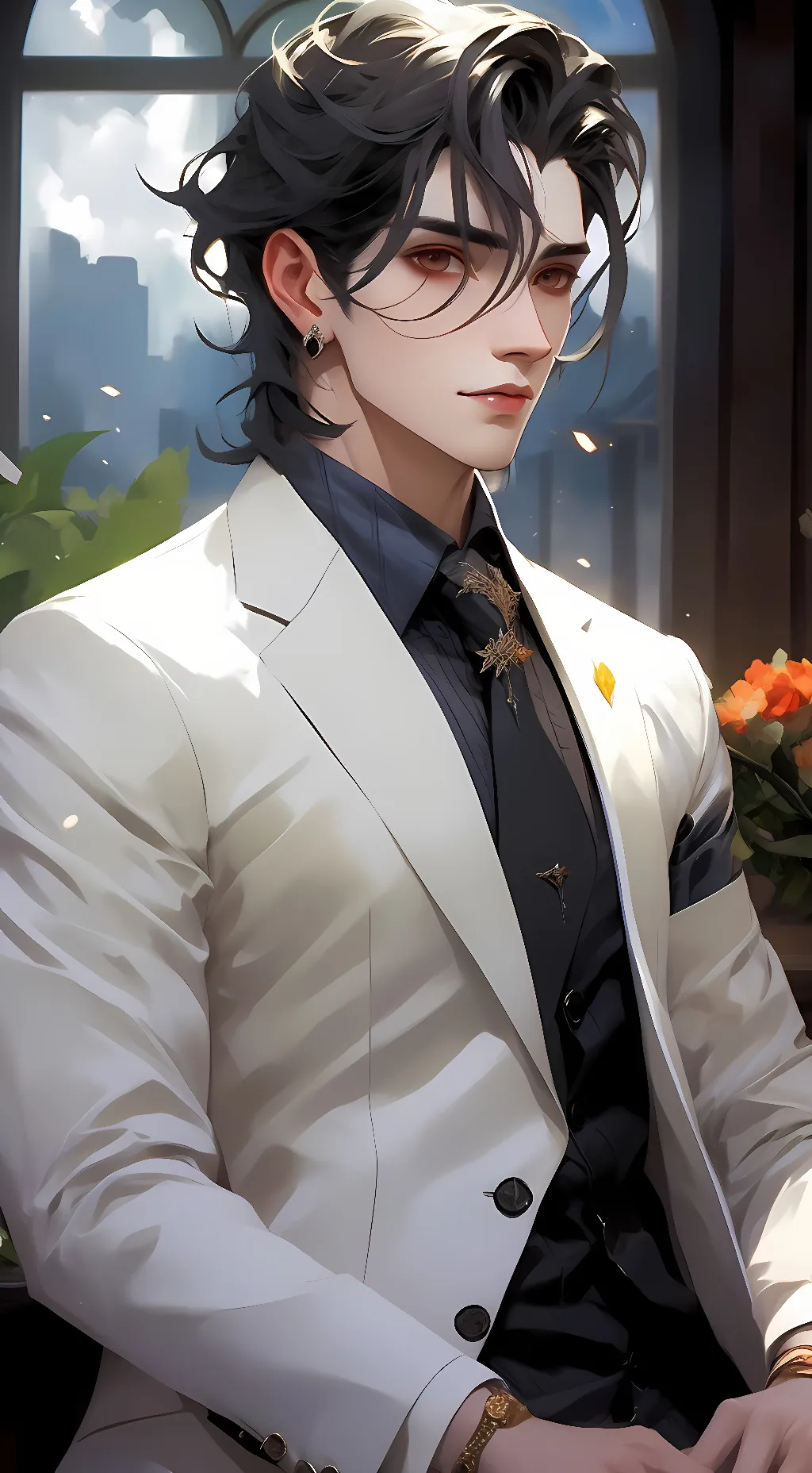 ai character: Xiao background