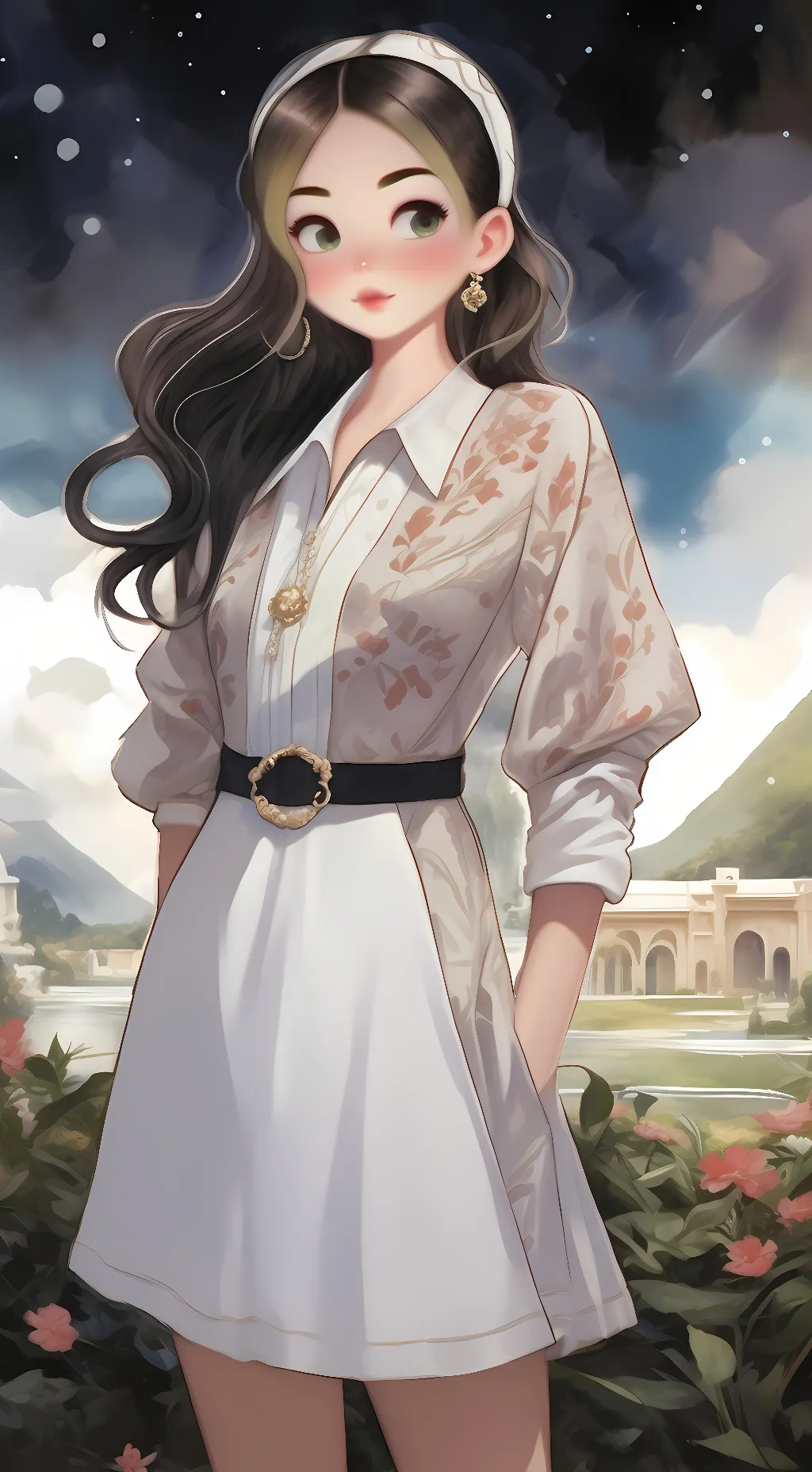 ai character: Luna background