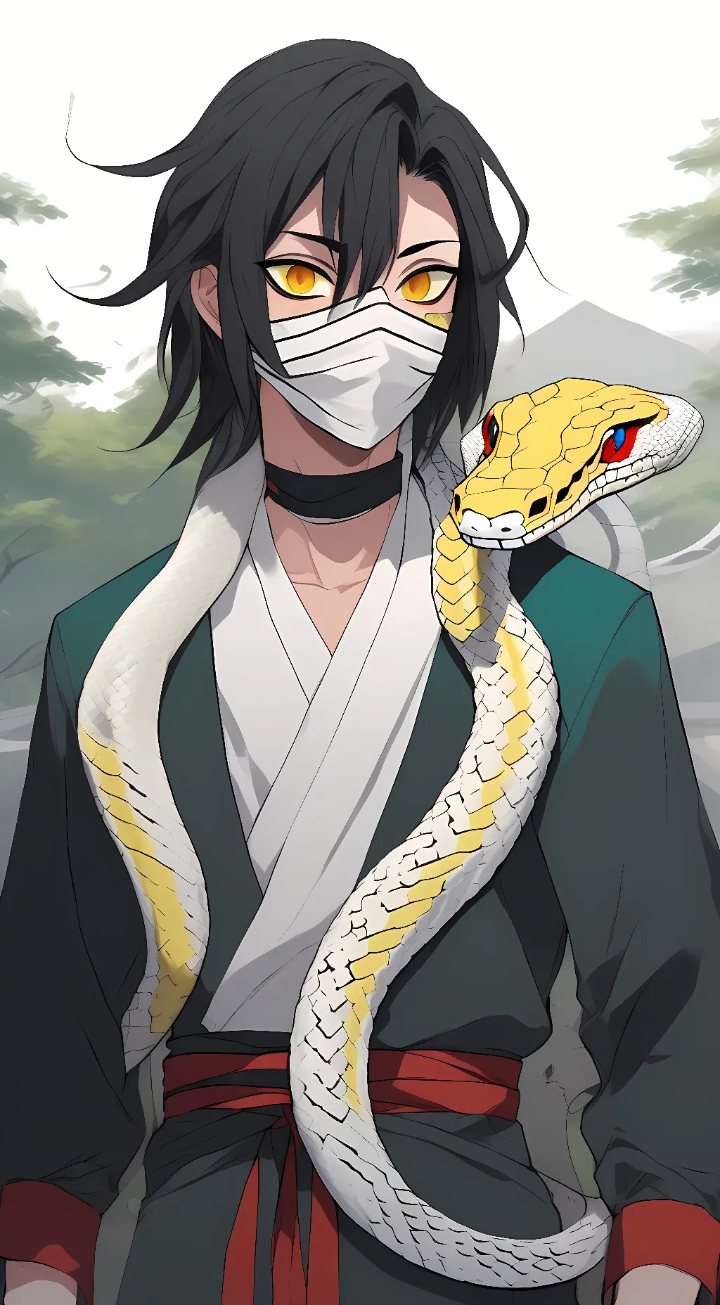 ai character: Obanai Igeru background