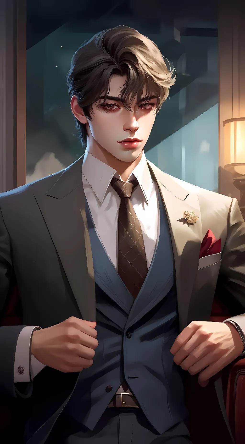 ai character: Luca  background