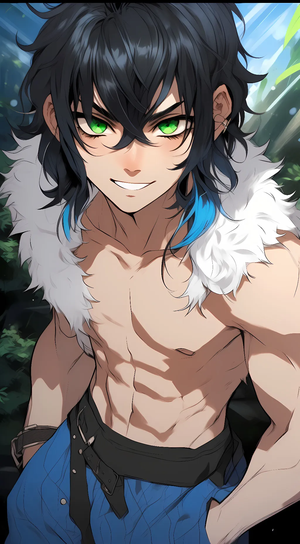 ai character: inosuke hashibira background