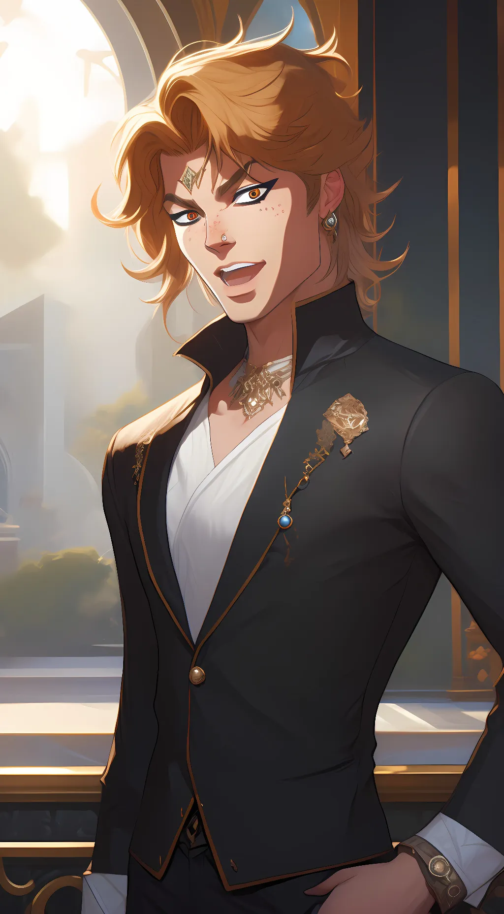 ai character: Dio Brando background