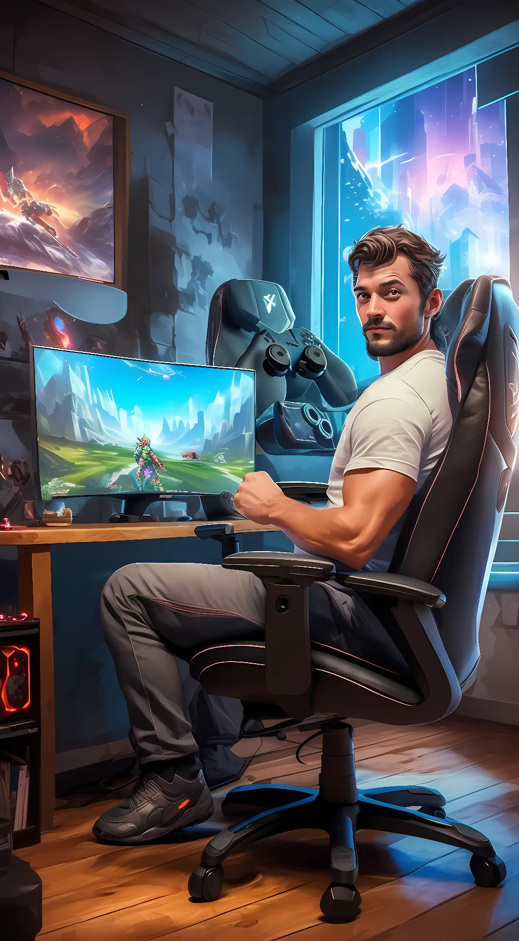 ai character: Ivan Hemlock background