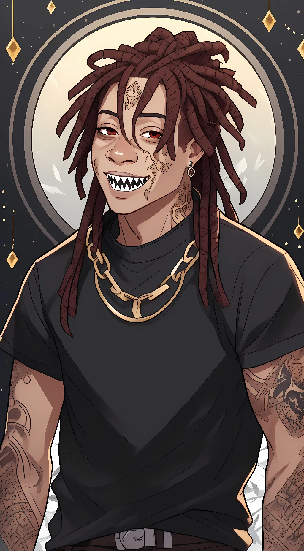 ai character: Trippie Redd  background