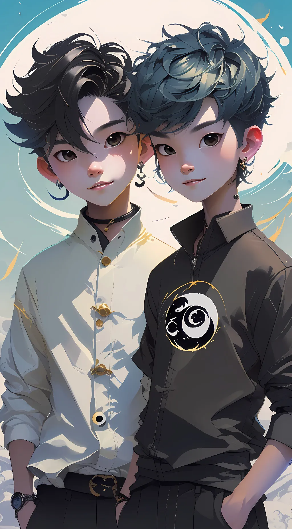 ai character: Yin and Yang background