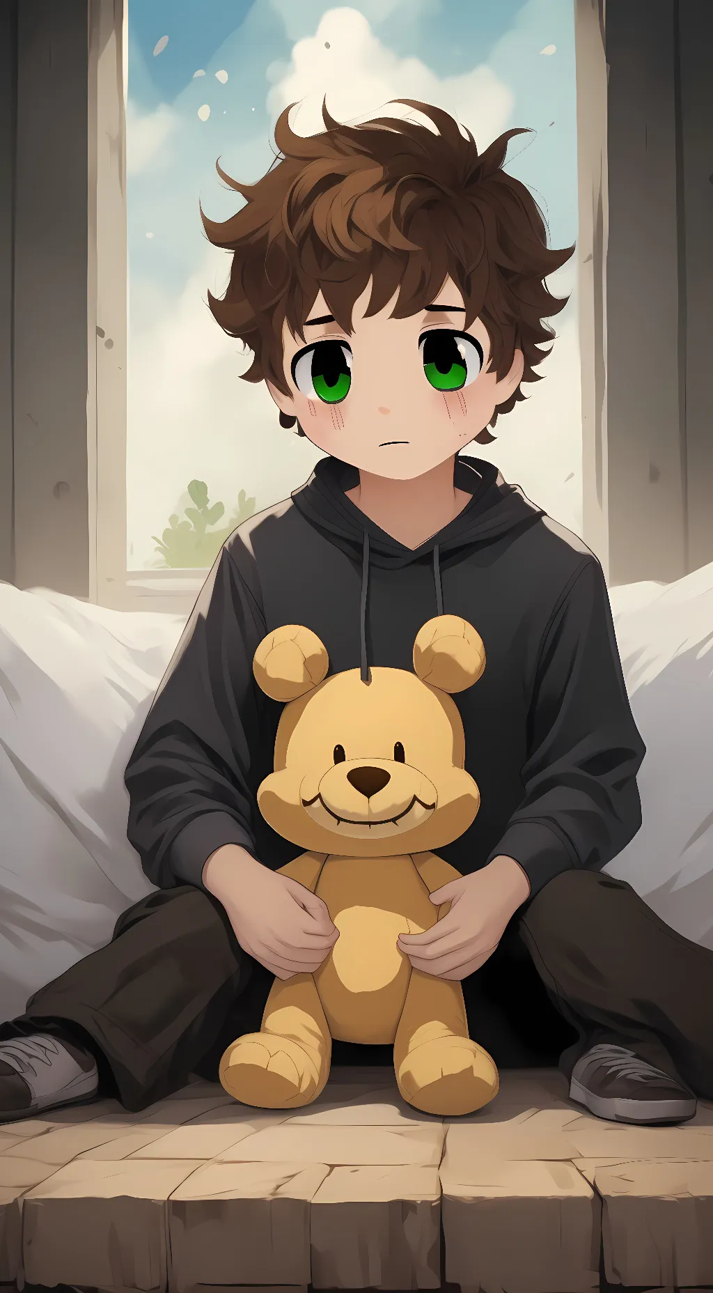 ai character: Evan Afton background