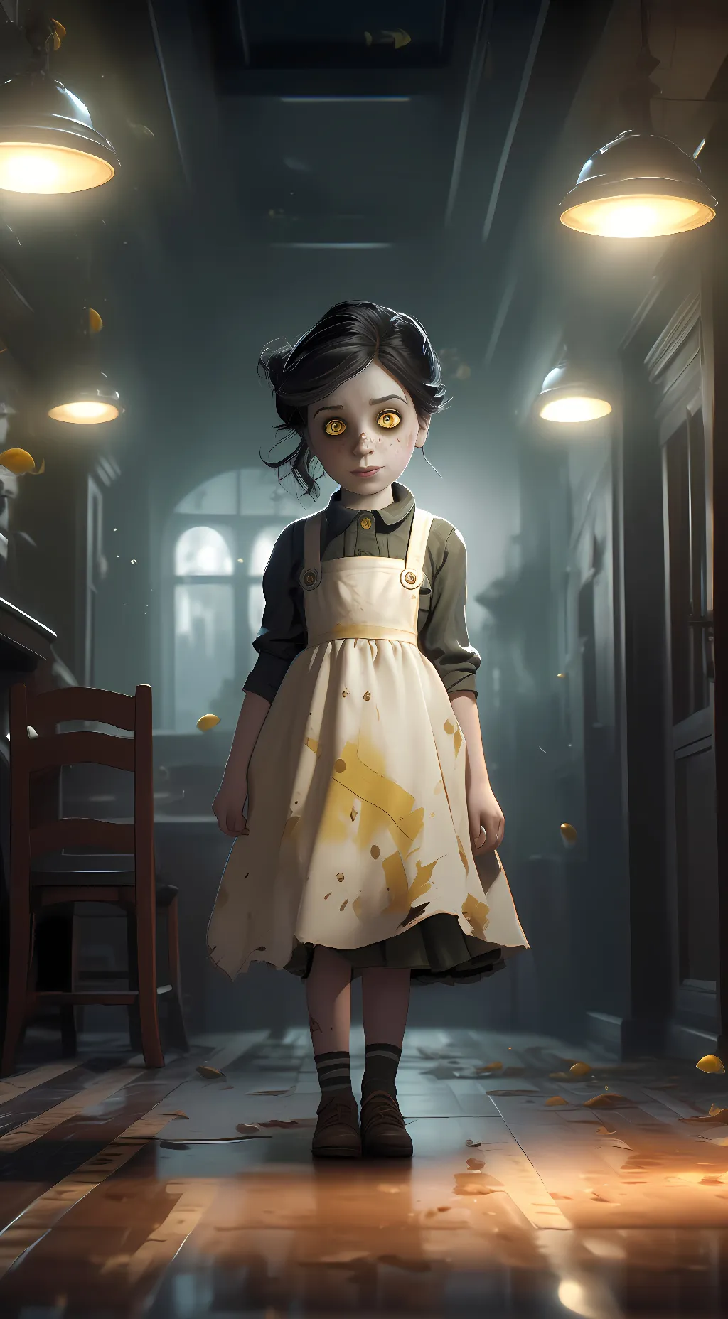 ai character: Little Sister background