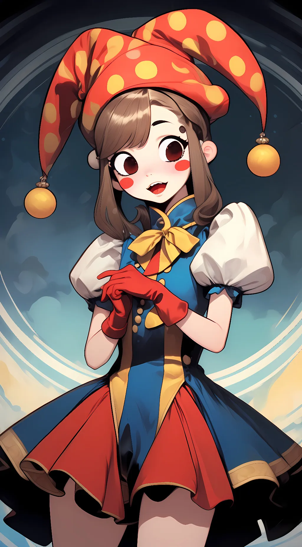 ai character: Pomni background