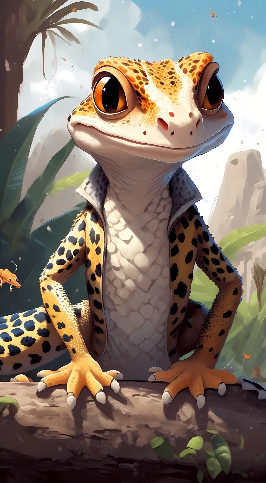 ai character: Geckers background