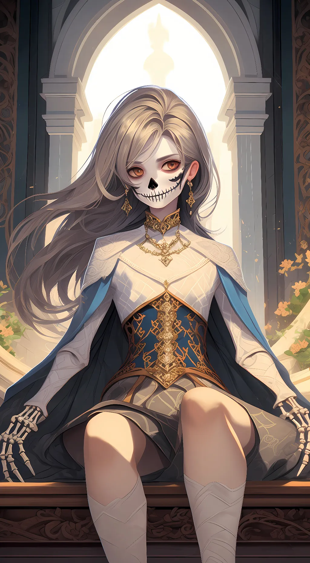 ai character: skelly background