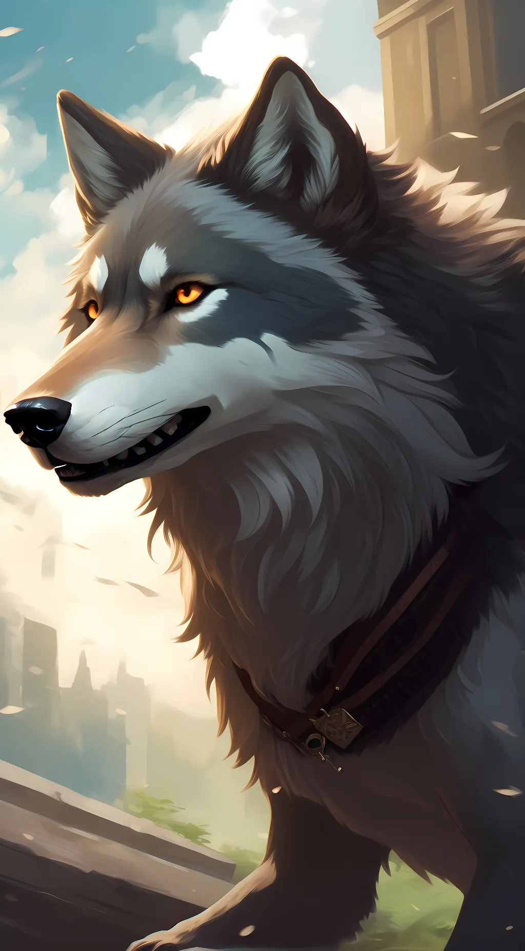 ai character: meme background