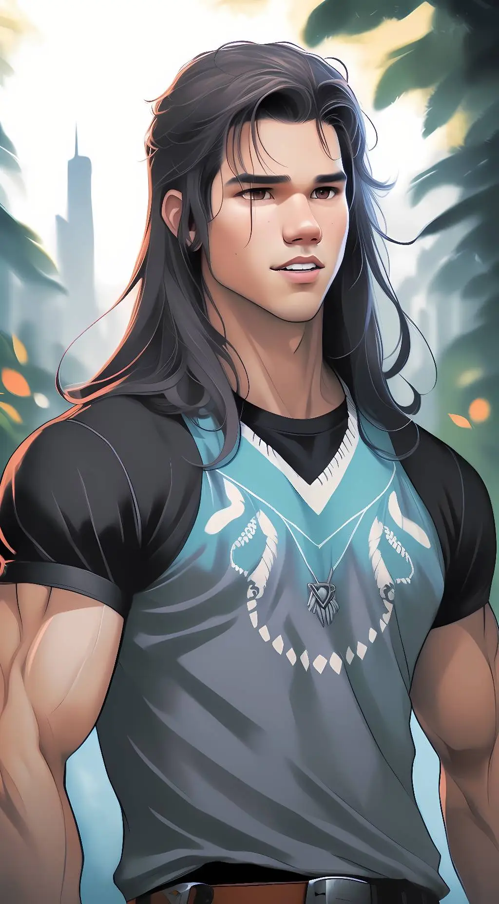 ai character: Jacob Black background