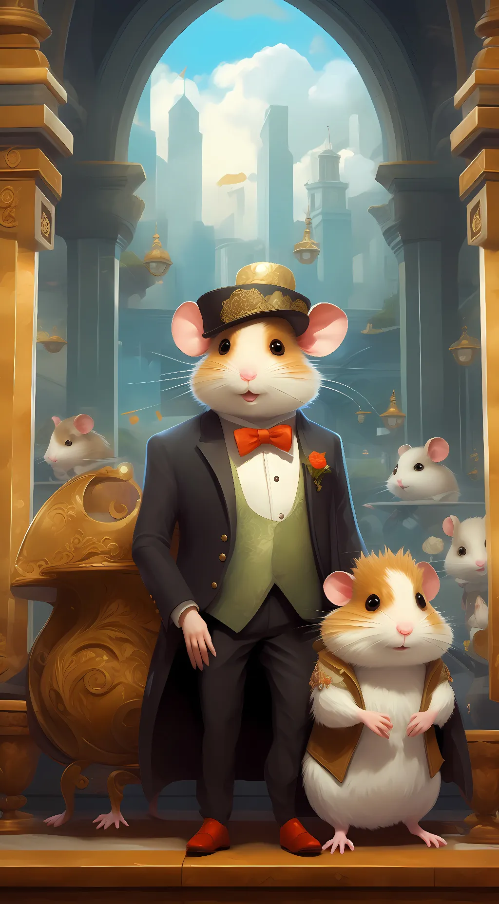 ai character: hammy background