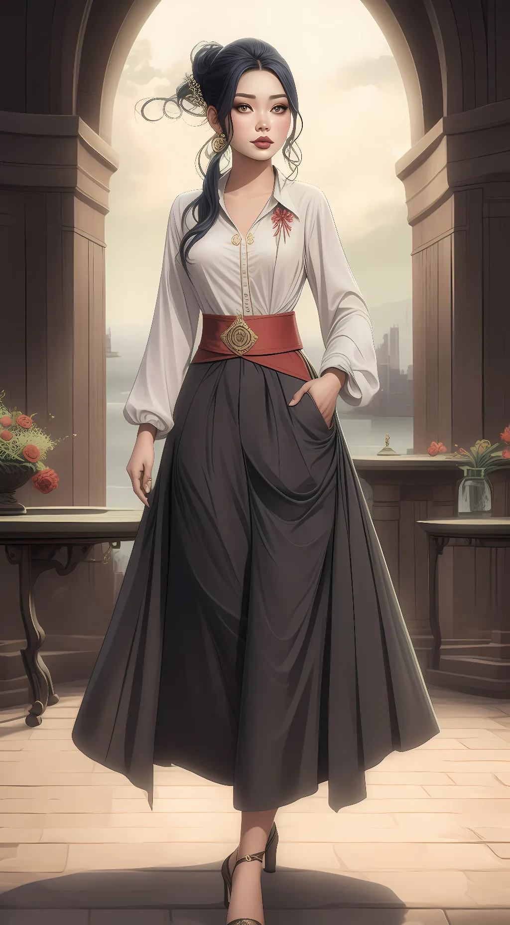 ai character: Riley Anderson background