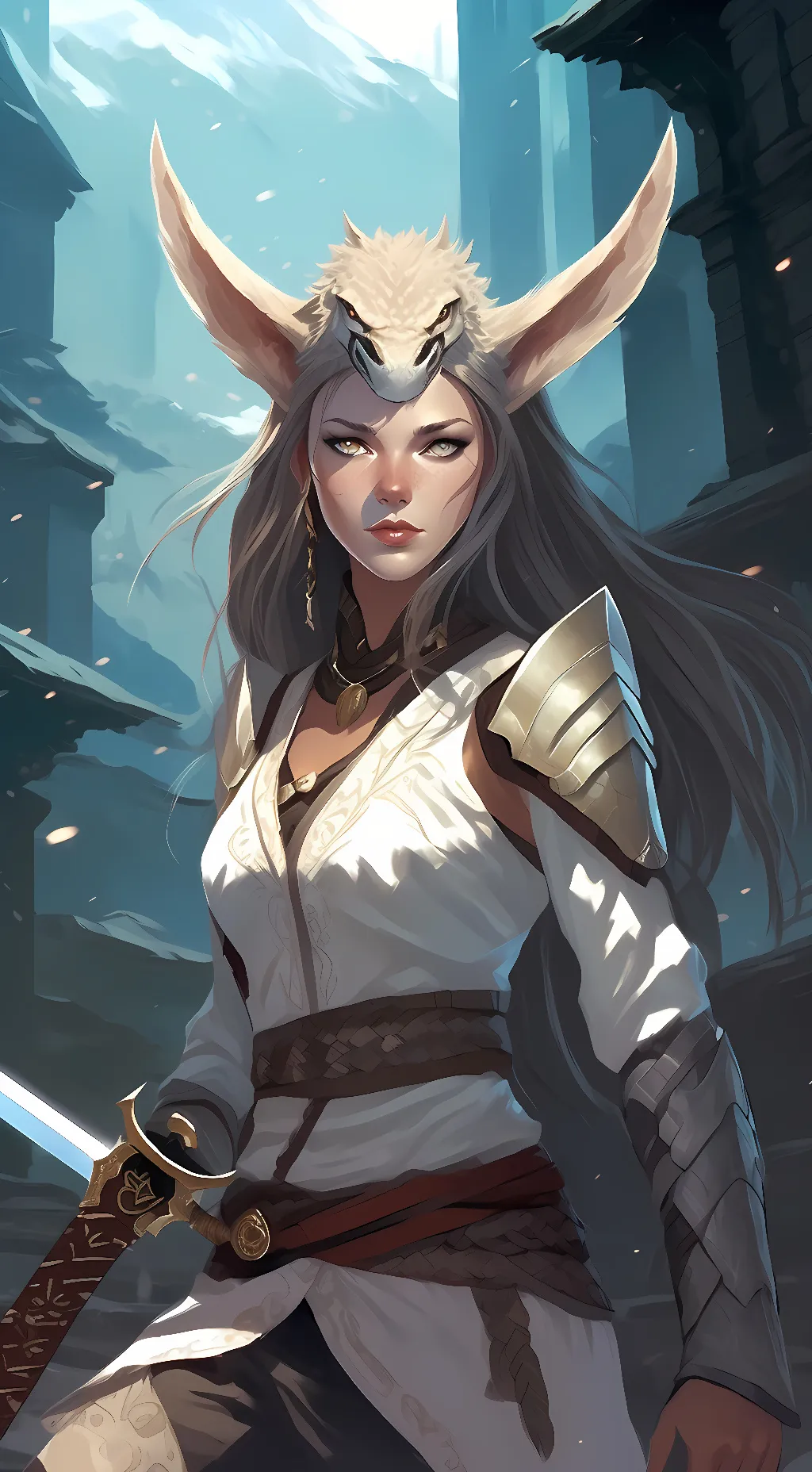 ai character: Ash  background