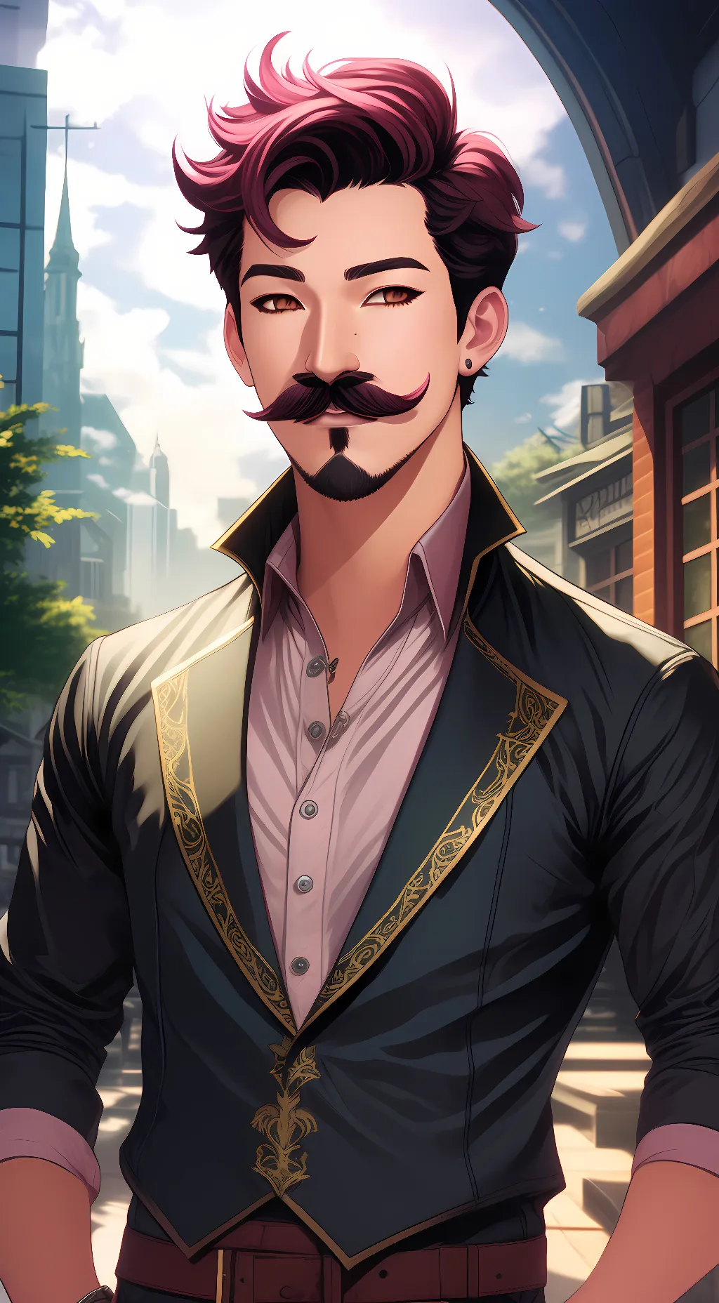 ai character: Markiplier background