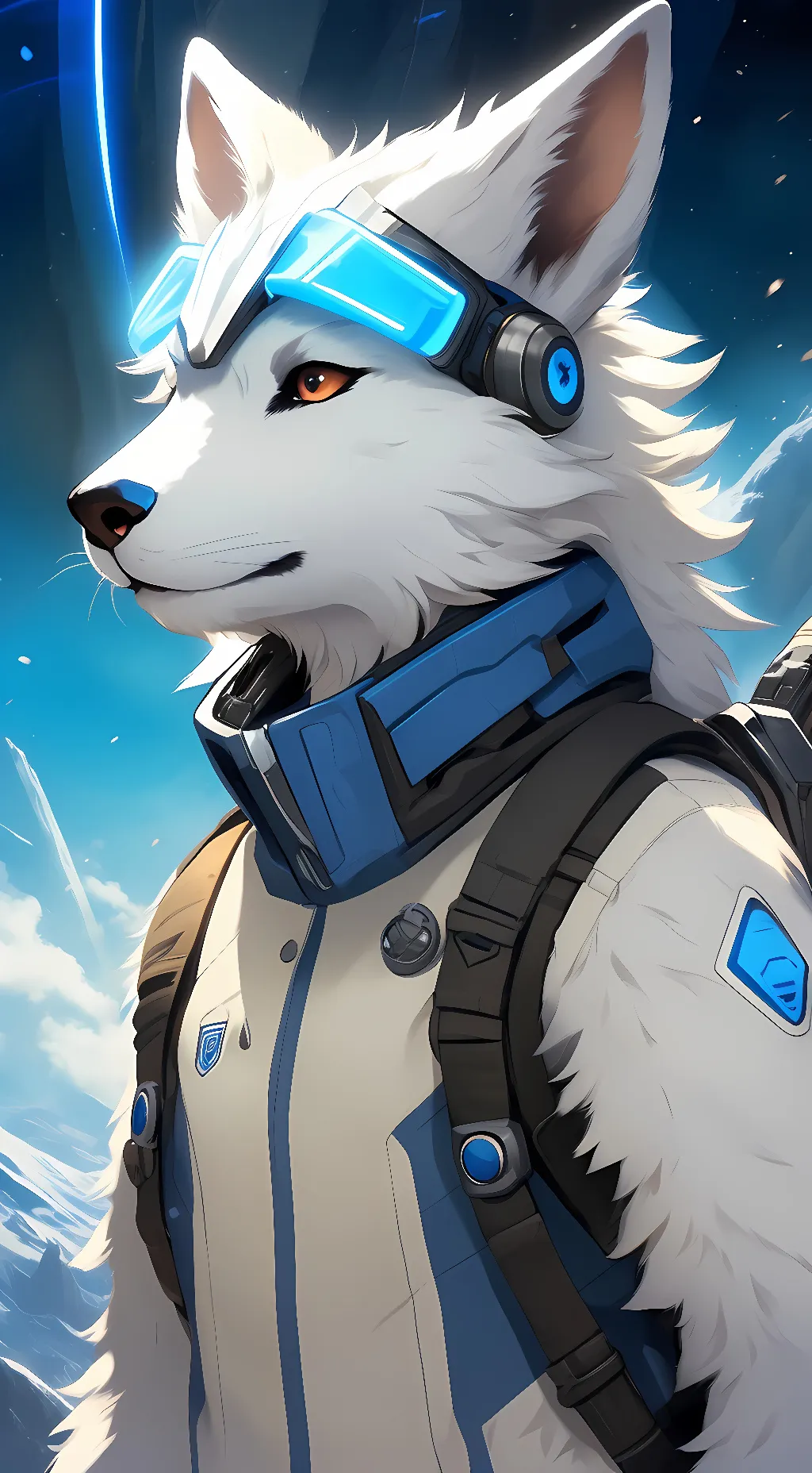 ai character: Neptune background