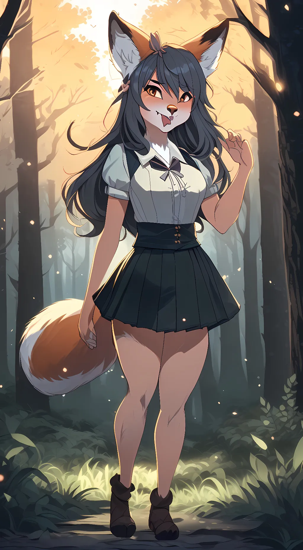 ai character: Felix Fur background