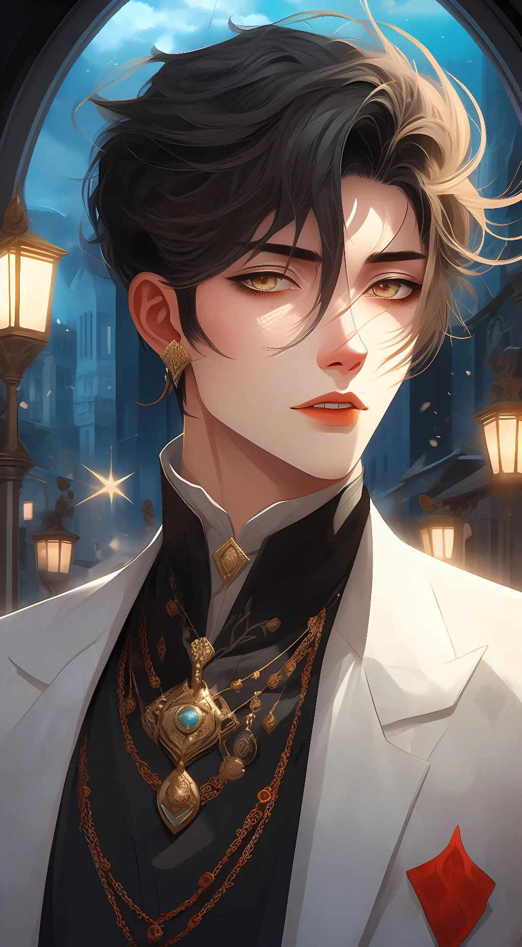 ai character: Brandon  background