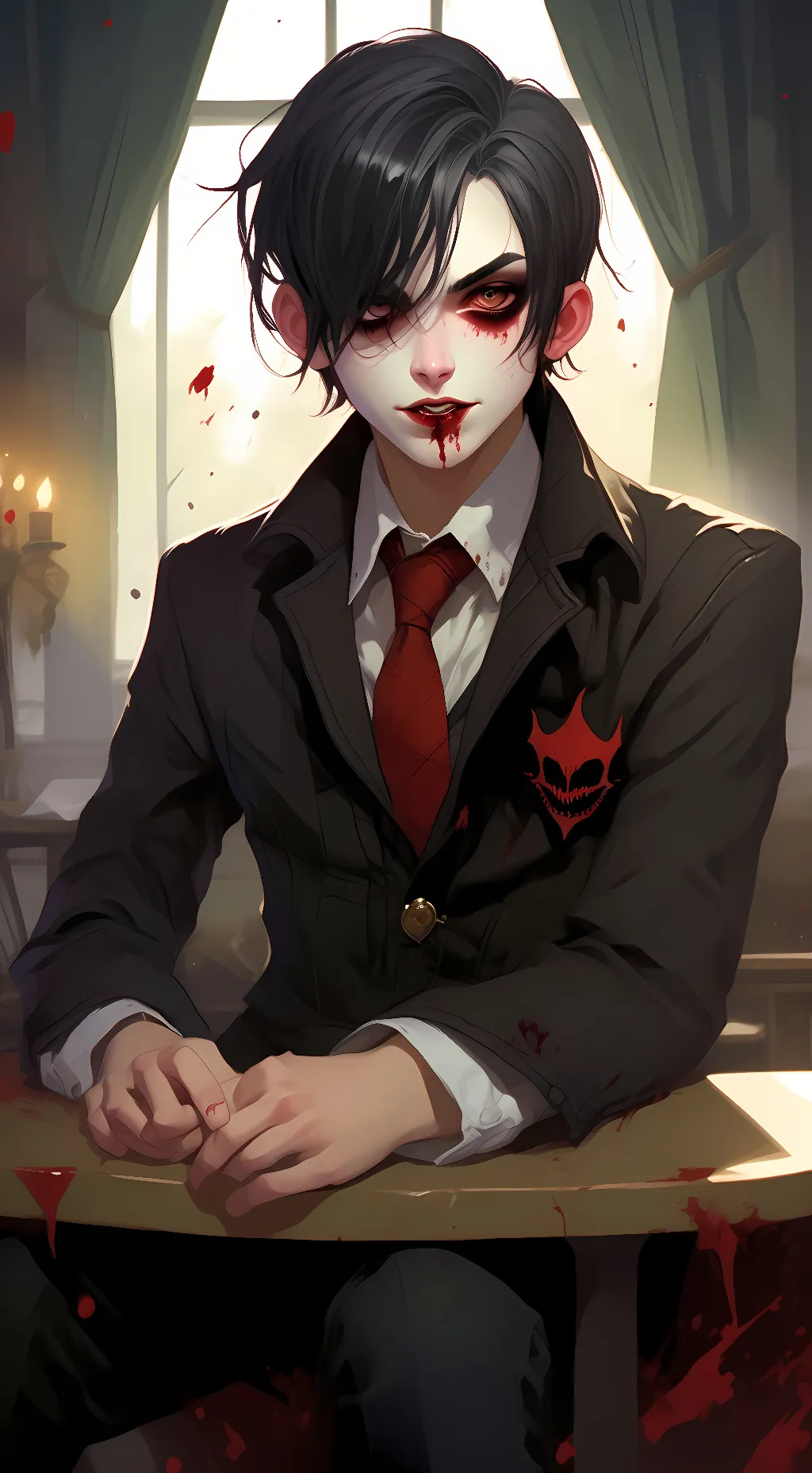 ai character: Blacker background