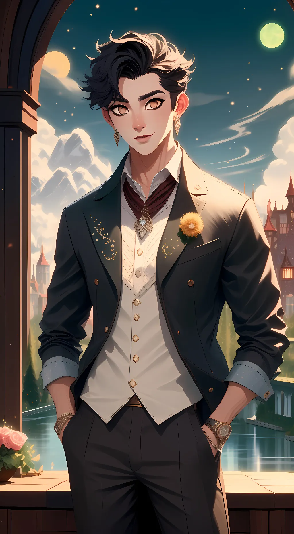 ai character: Andrew Sharpe background