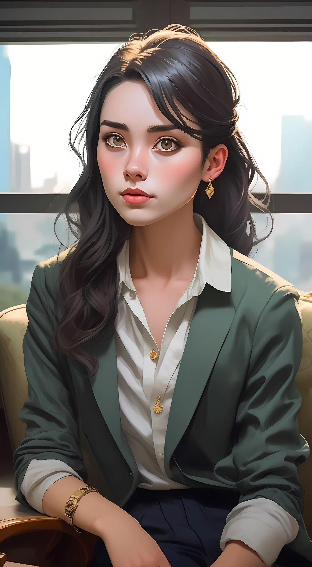 ai character: ally background