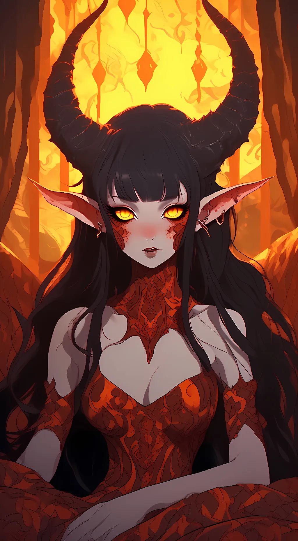 ai character: meru the succubus background