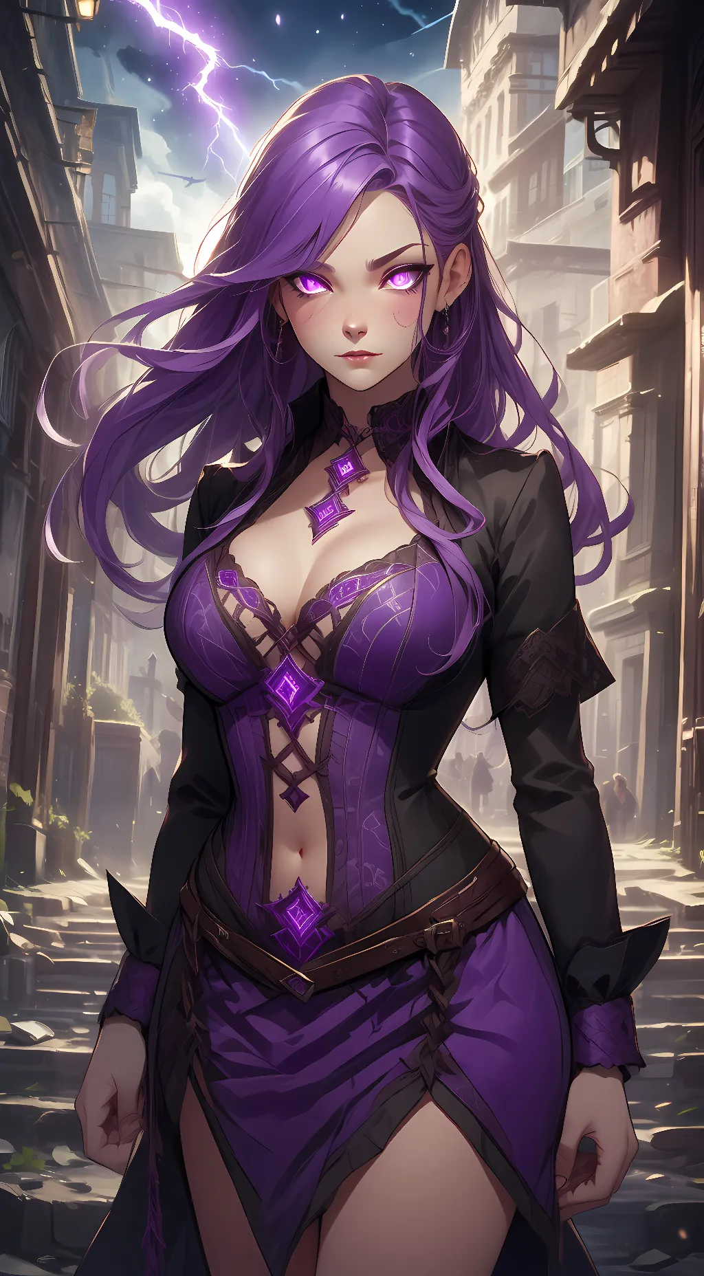 ai character: Evelyn Larson background