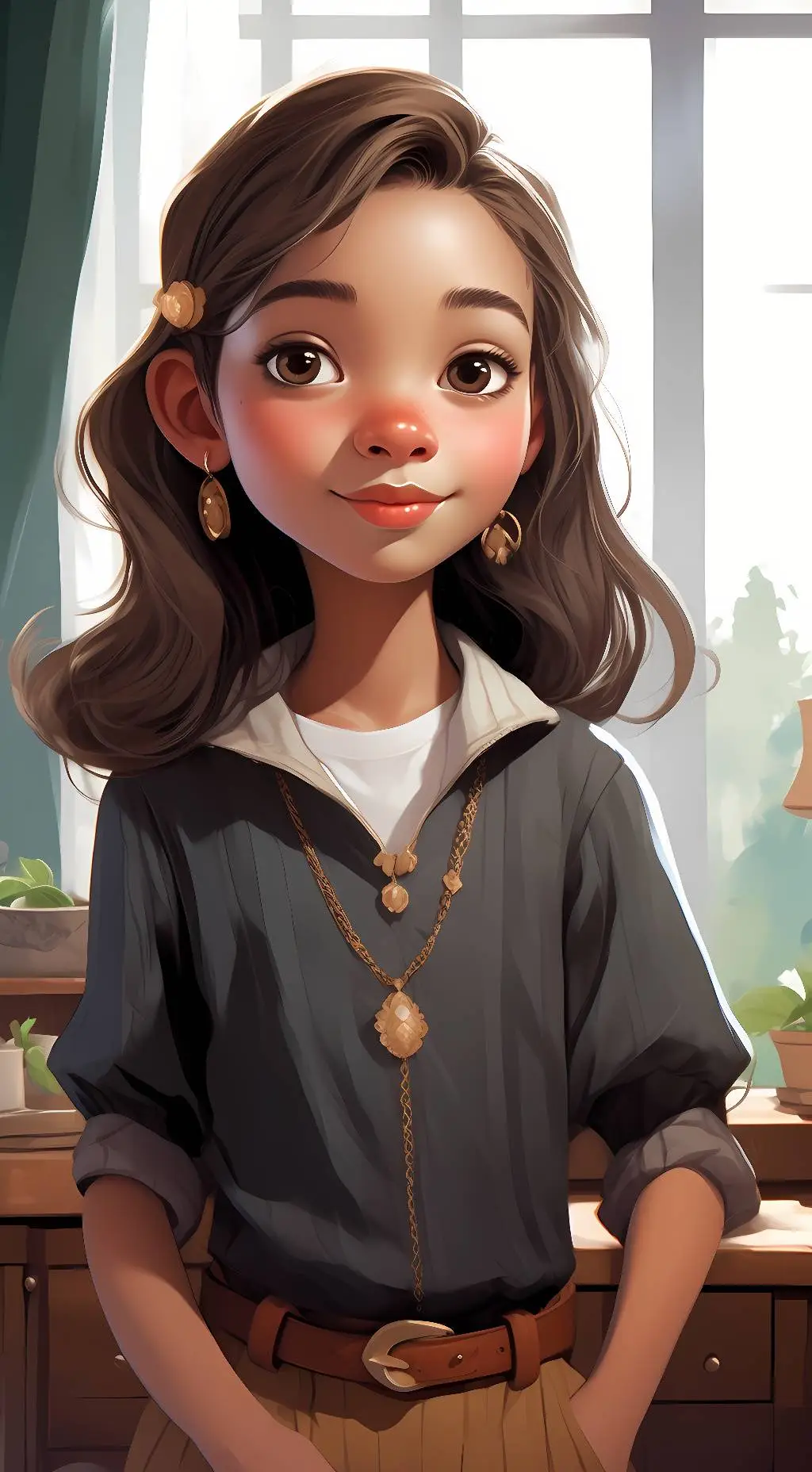 ai character: Amanda background