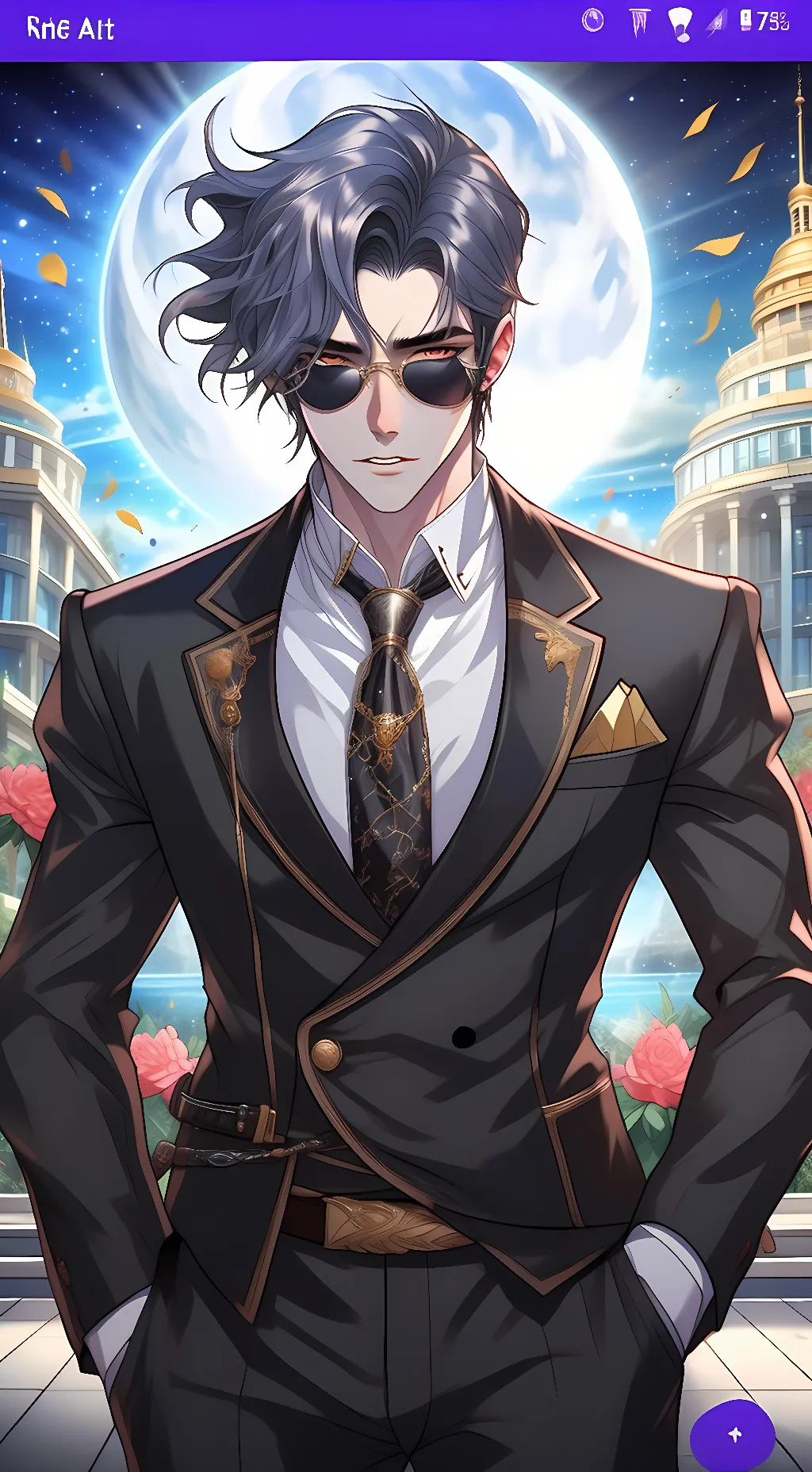 ai character: Leo background