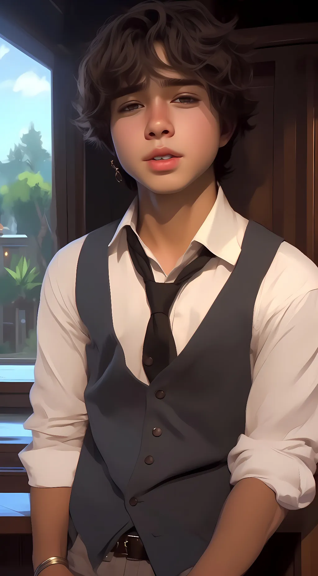 ai character: Ethen background