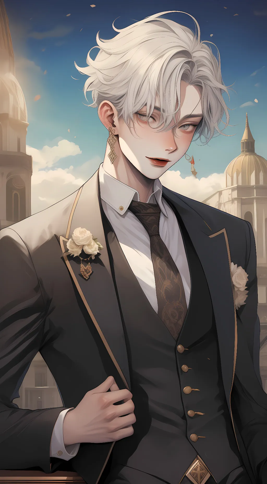 ai character: booty cheeks background