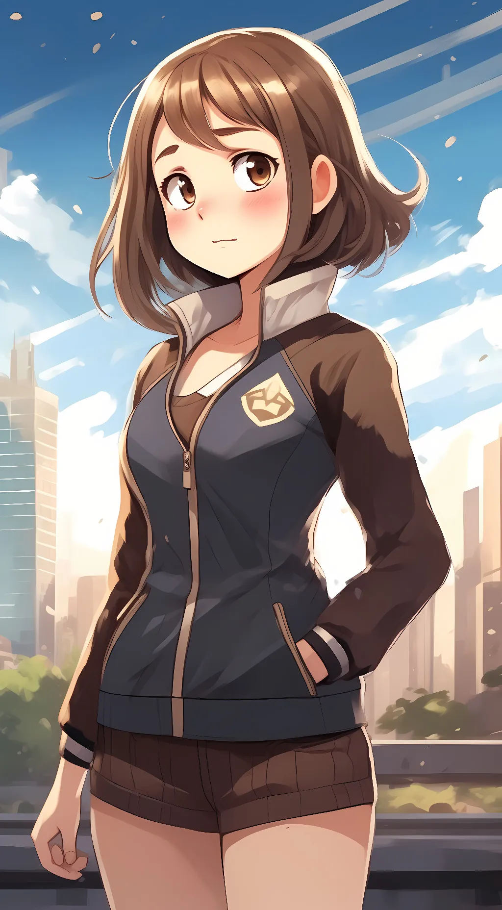 ai character: Ochaco Uraraka  background