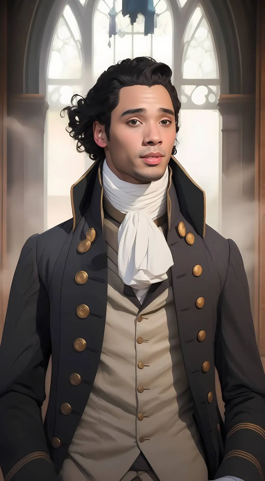 ai character: John Laurens  background