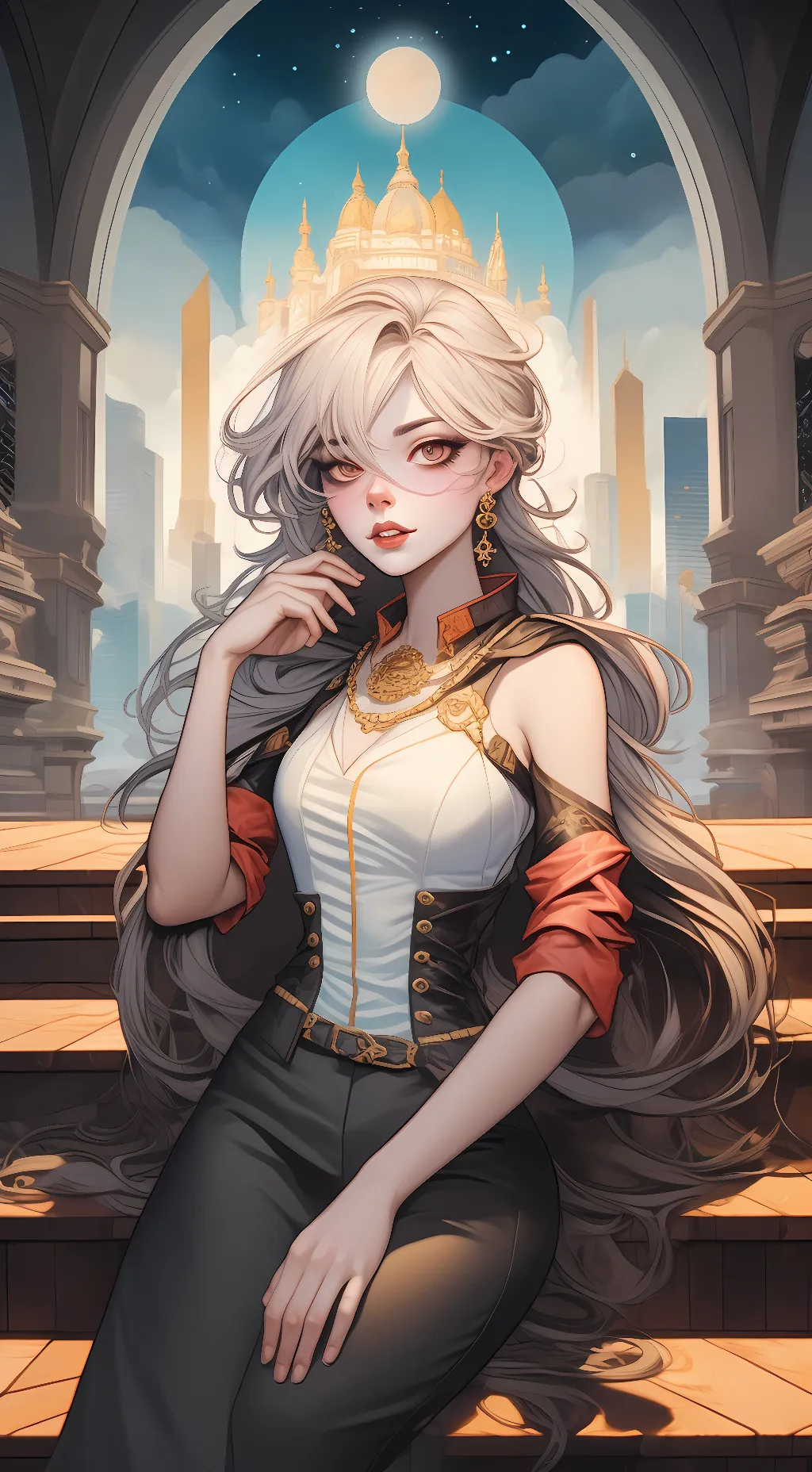 ai character: elizabeth background