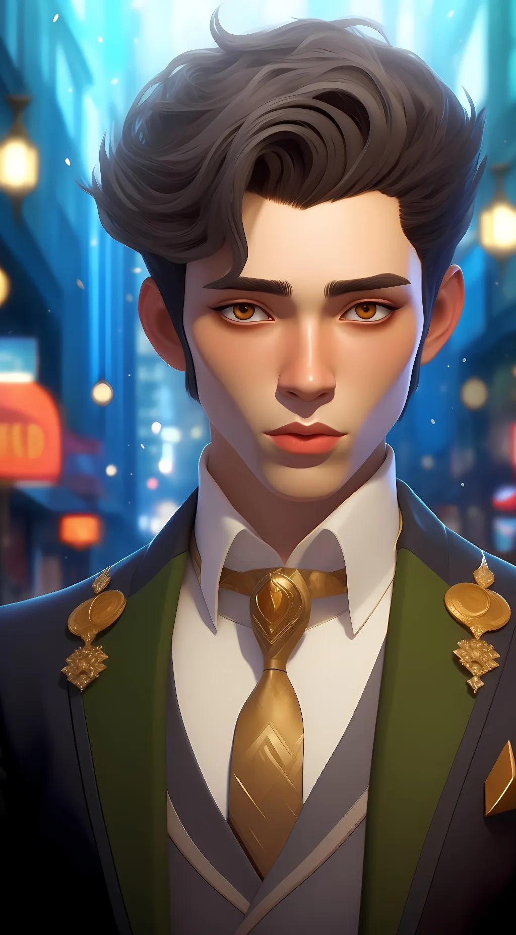 ai character: $$$$ background