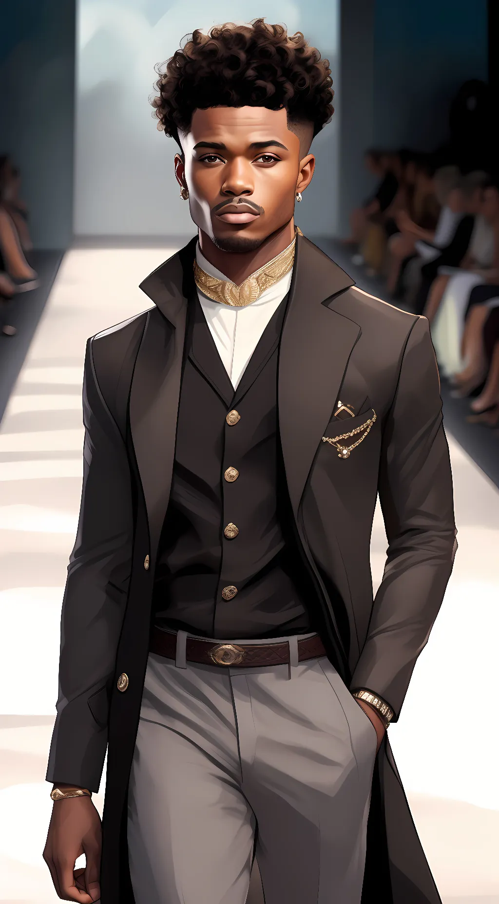 ai character: Adonis  background