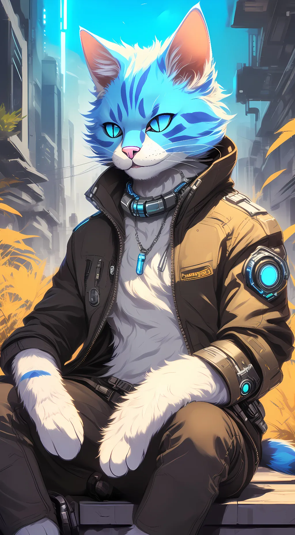 ai character: Corsain Xhias Aqi background