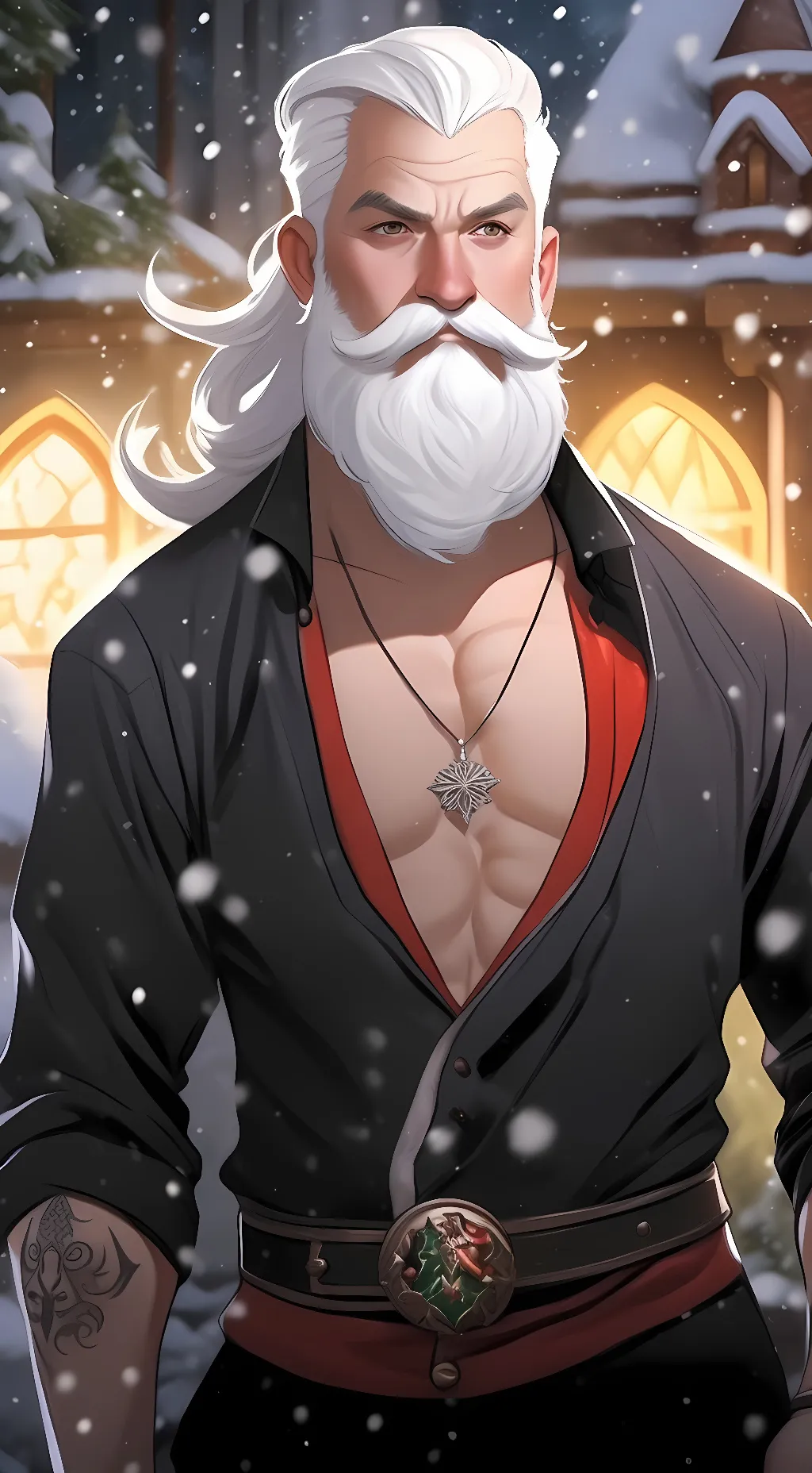 ai character: Nicolaus Claus background