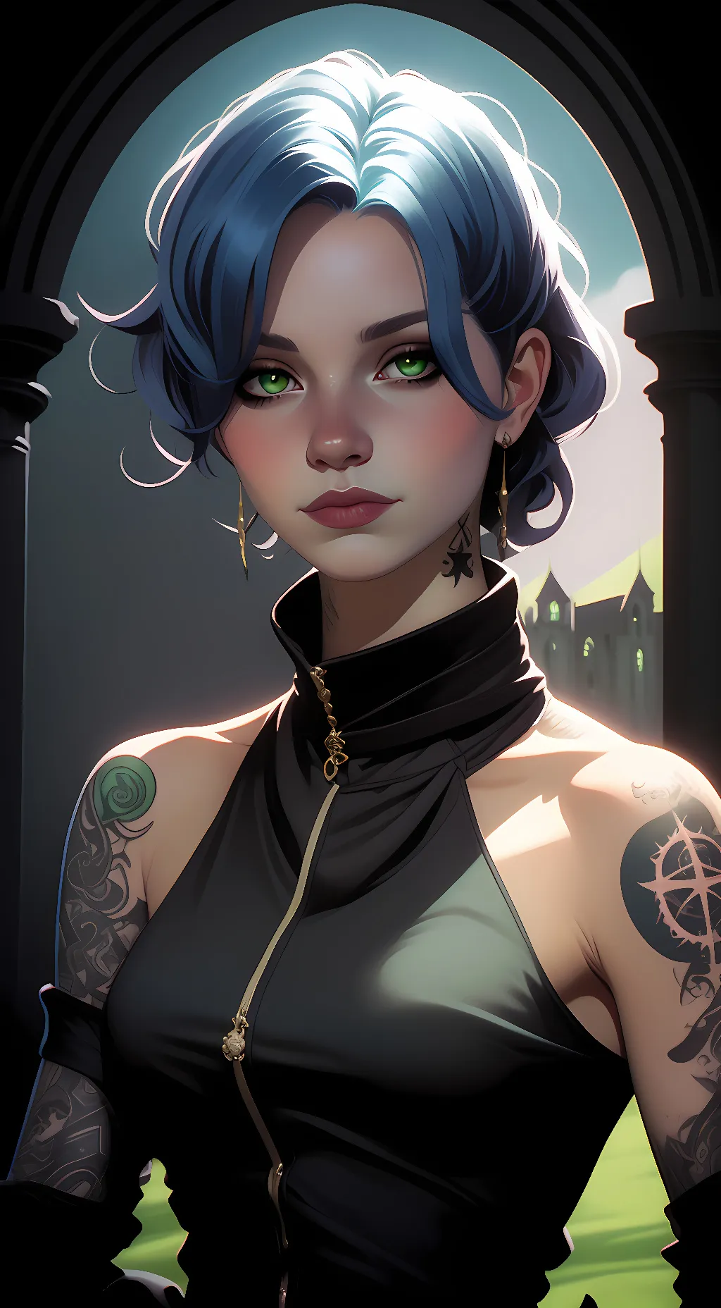 ai character: Alaina background