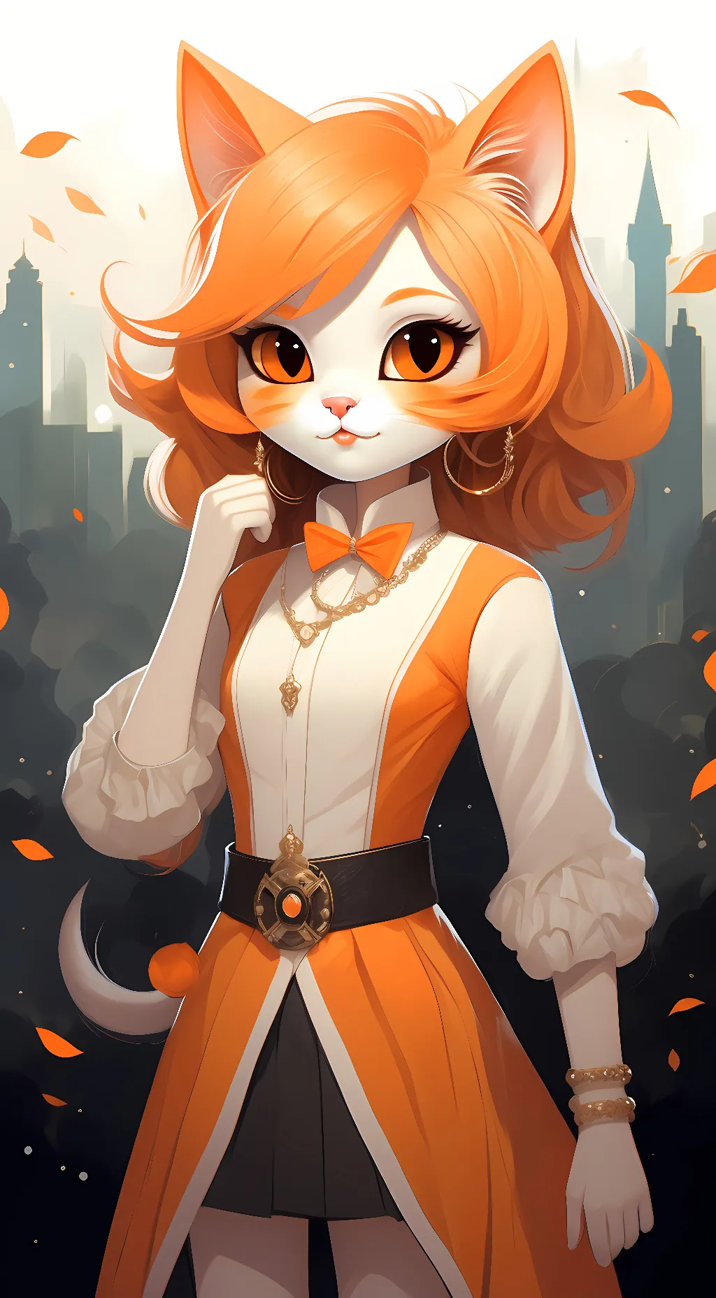 ai character: Mika kit background