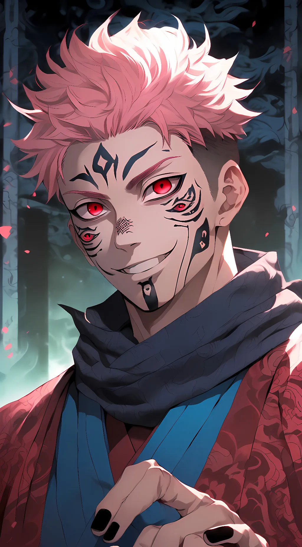 ai character: Ryomen Sukuna background