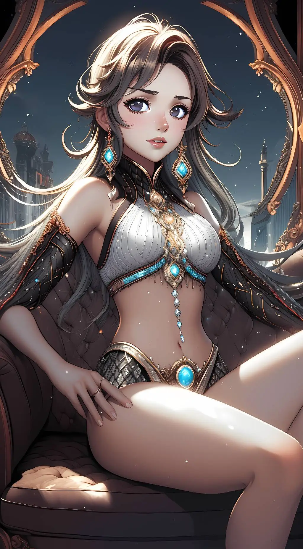 ai character: Maggie  background