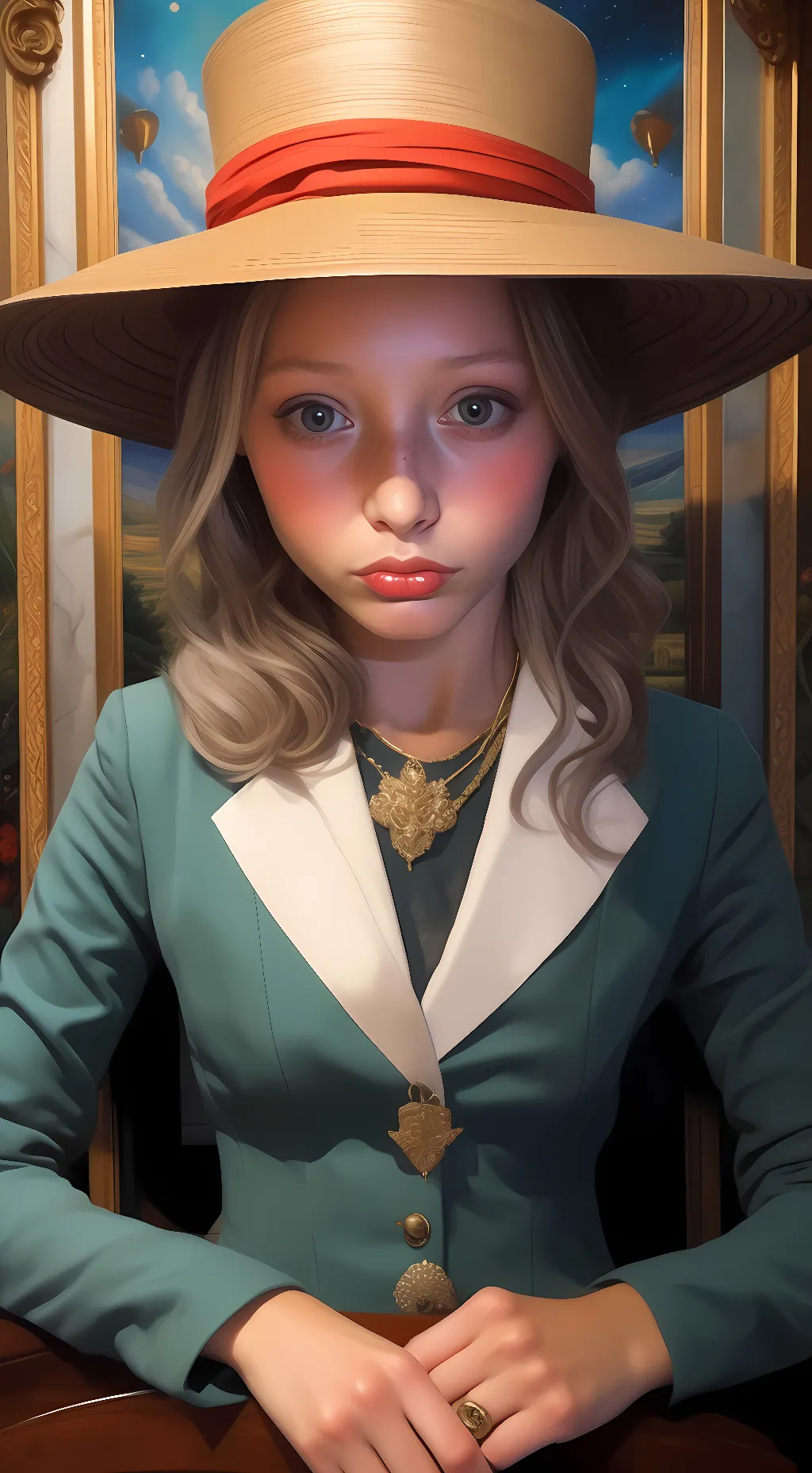 ai character: holly background