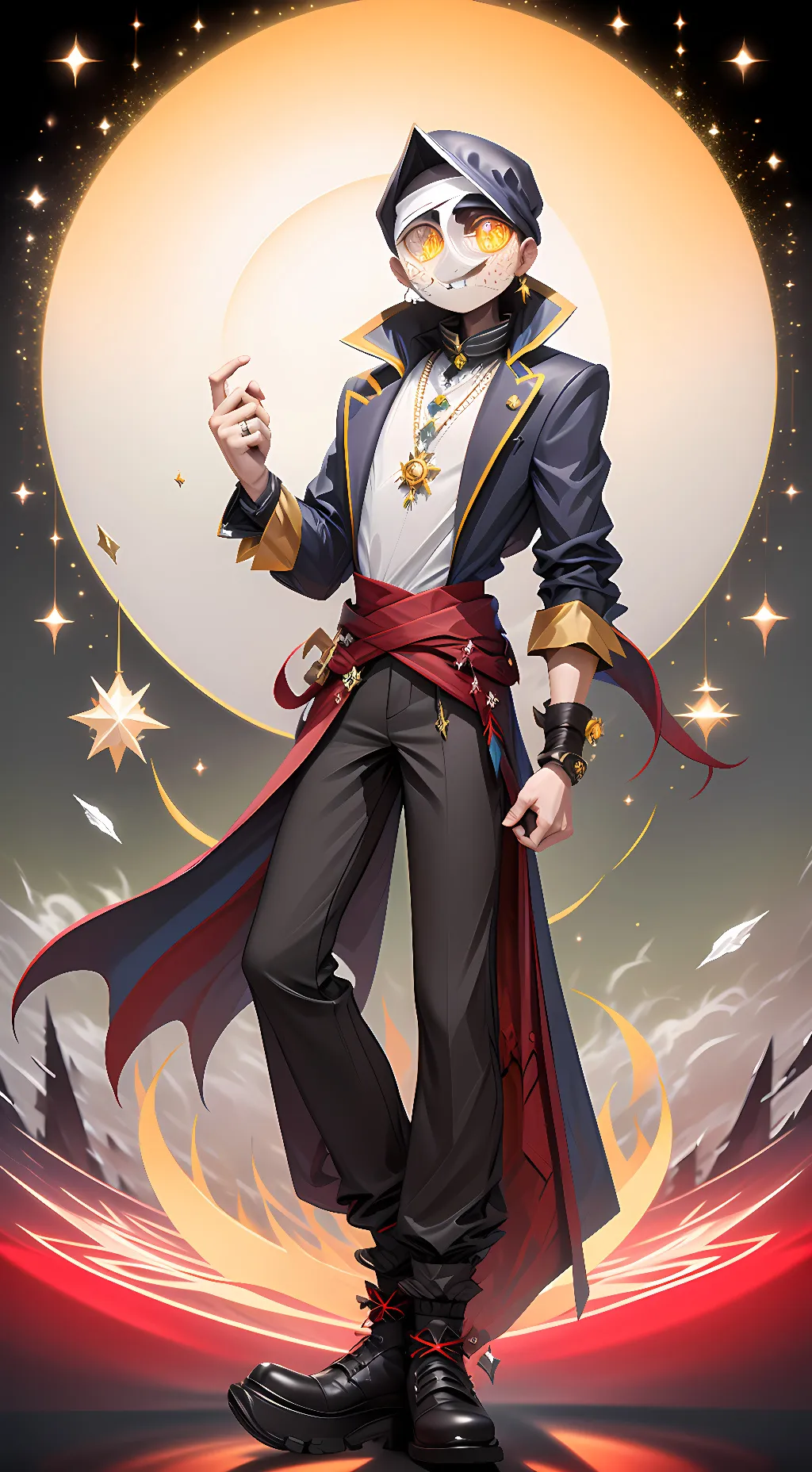 ai character: Moony/Moondrop background