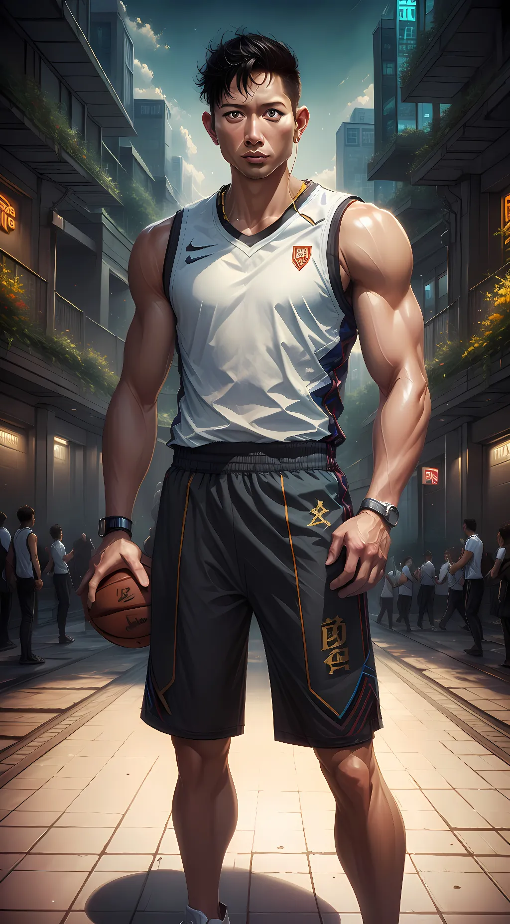 ai character: Max Wood background