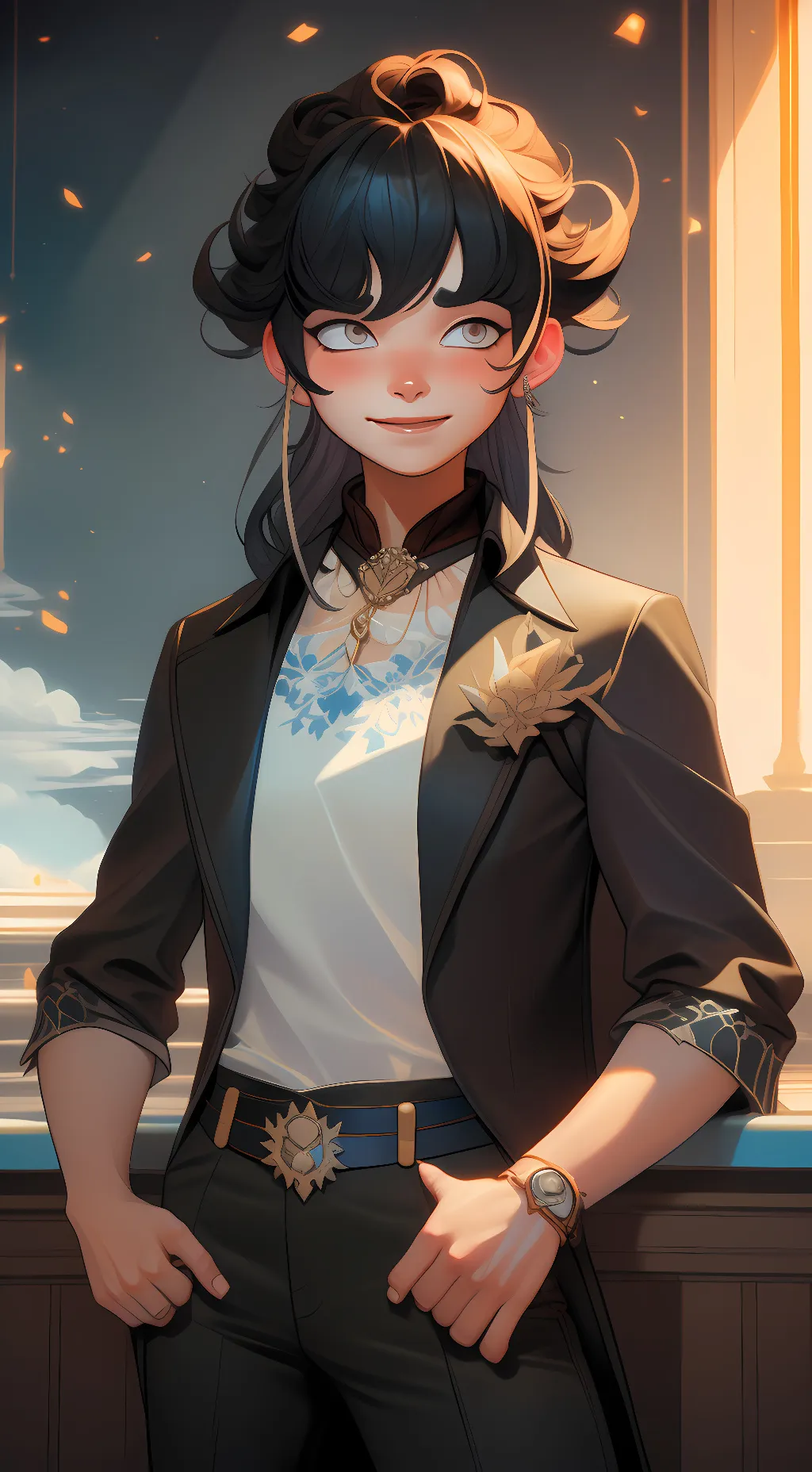 ai character: Mike Scharfman background